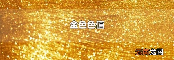 金色色值
