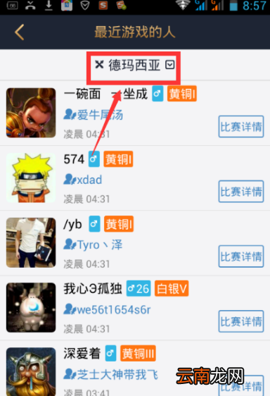 掌上英雄联盟中查询玩家战绩的具体流程介绍