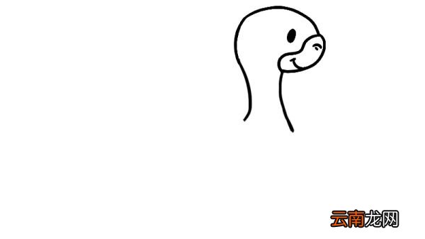 长颈龙简笔画步骤长颈龙简笔画画法