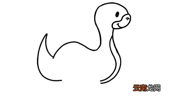 长颈龙简笔画步骤长颈龙简笔画画法