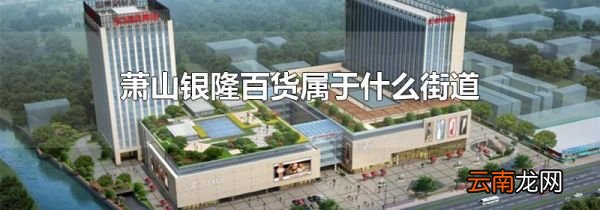 萧山银隆百货属于什么街道