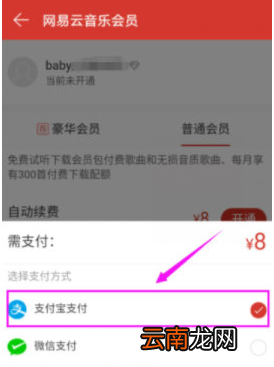 网易云音乐APP中开通会员具体操作方法