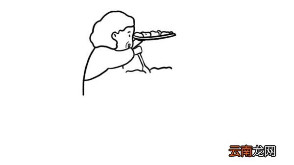 开饭啦简笔画