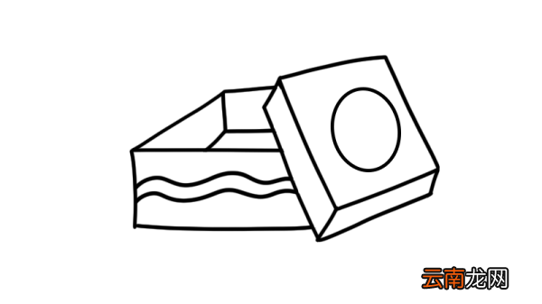 盒子简笔画 盒子的画法步骤