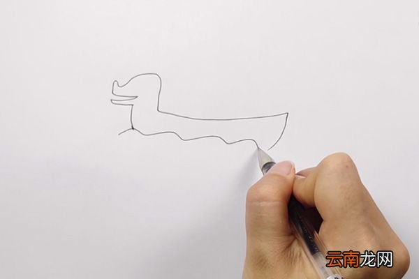 赛龙舟简笔画