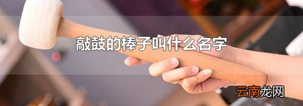 敲鼓的棒子叫什么名字