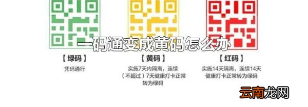 一码通变成黄码怎么办
