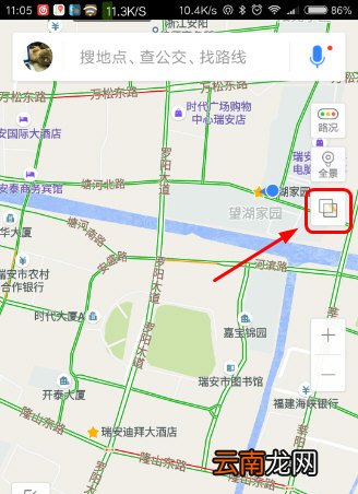 在百度地图里打开旅游地图的基础操作
