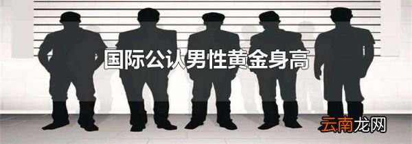 国际公认男性黄金身高