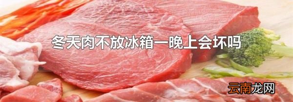 冬天肉不放冰箱一晚上会坏吗
