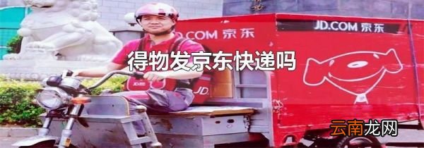 得物发京东快递吗