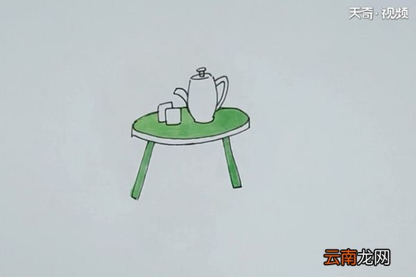 桌子简笔画