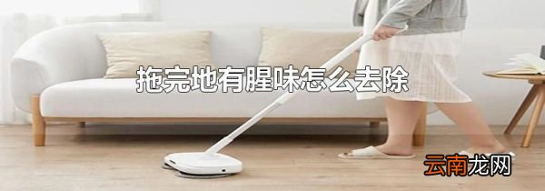 拖完地有腥味怎么去除