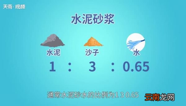 水泥砂浆配合比 水泥砂浆配合比多少合适