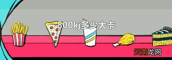 800kj多少大卡