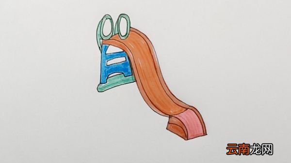 滑梯简笔画