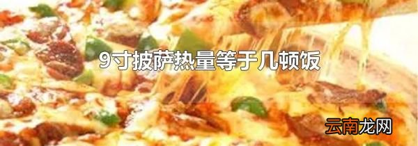 9寸披萨热量等于几顿饭