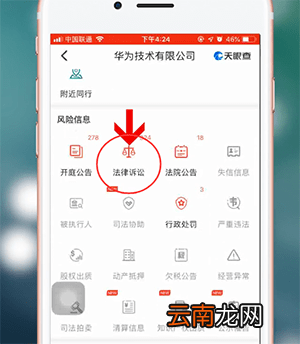 天眼查app中查看诉讼纪律具体操作方法