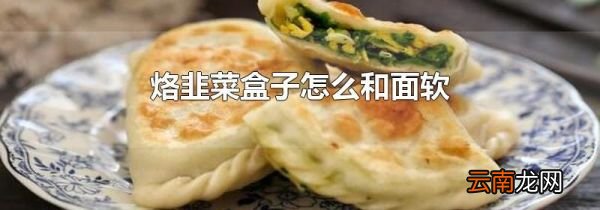 烙韭菜盒子怎么和面软