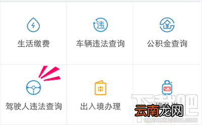 支付宝查询驾照扣分记录方法