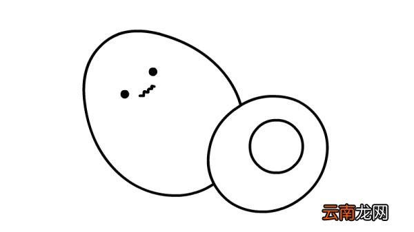 端午节咸鸭蛋简笔画画法端午节咸鸭蛋简笔画步骤
