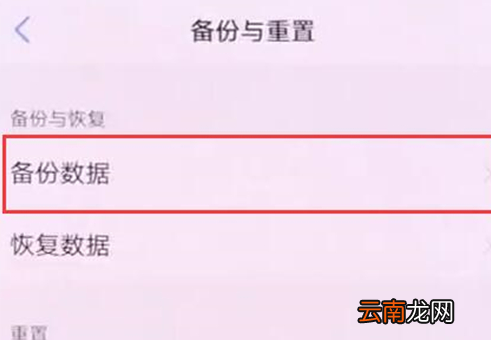 vivonex双屏版中备份具体操作步骤介绍