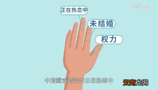 中指戴戒指说明什么 中指戴戒指是什么意思