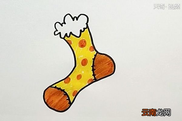 袜子简笔画