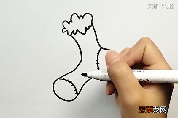 袜子简笔画