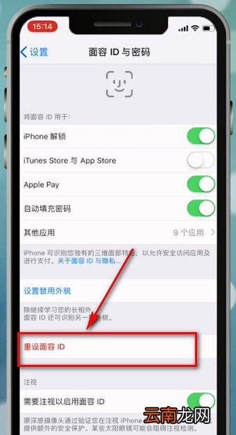 苹果手机设置面容id不可用详细解决步骤