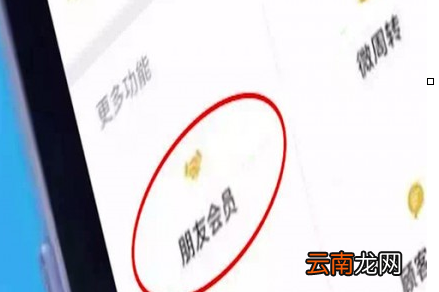 微信中朋友会员功能的详情介绍