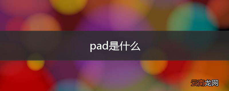 pad是什么
