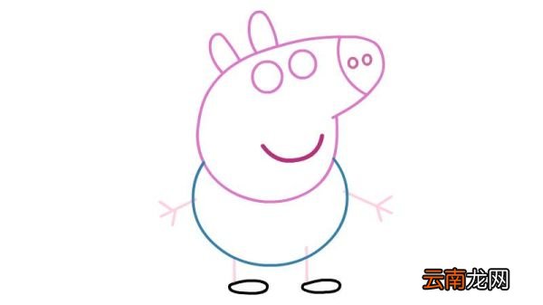 小猪佩奇简笔画画法