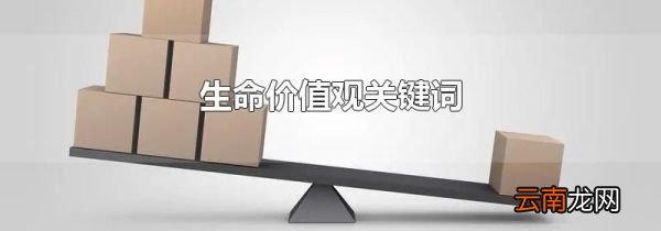 生命价值观关键词