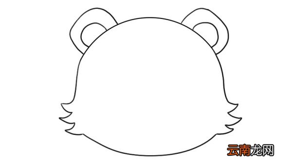 虎头简笔画