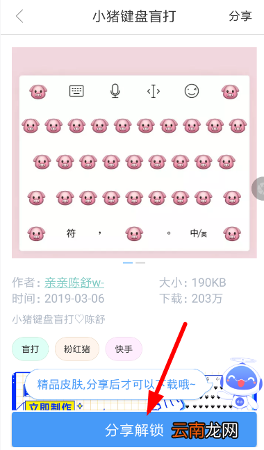 讯飞输入法设置盲打皮肤具体操作步骤