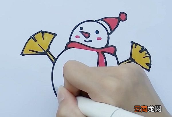 雪人的简笔画 雪人简笔画的画法