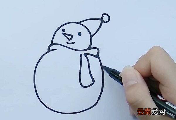 雪人的简笔画 雪人简笔画的画法