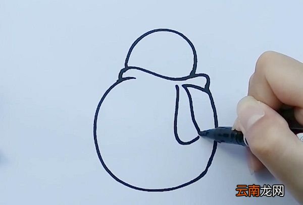 雪人的简笔画 雪人简笔画的画法