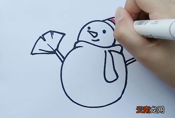 雪人的简笔画 雪人简笔画的画法