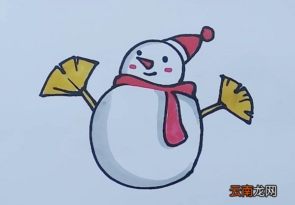 雪人的简笔画 雪人简笔画的画法