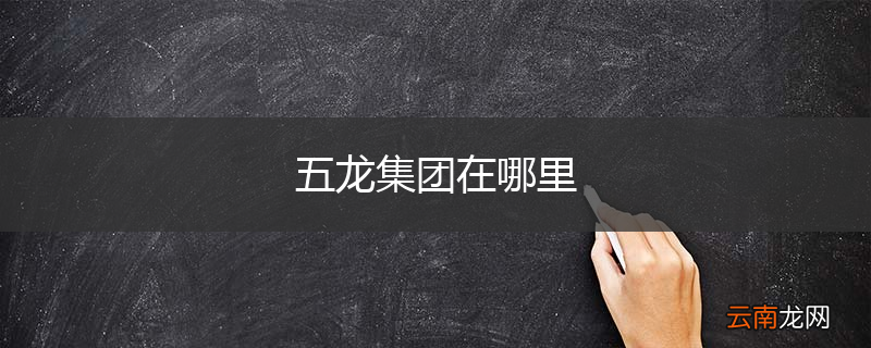 五龙集团在哪里