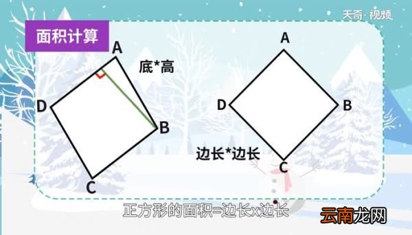 菱形和正方形的区别 菱形和正方形有什么区别