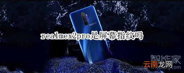 realmex2pro是屏幕指纹吗