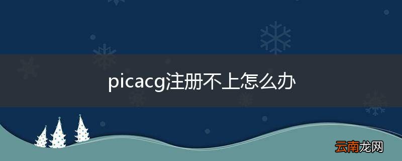 picacg注册不上怎么办
