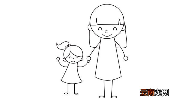 母亲节简笔画怎么画怎么画母亲节简笔画