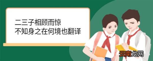 二三子相顾而惊不知身之在何境也翻译 二三子相顾而惊不知身之在何境也意思