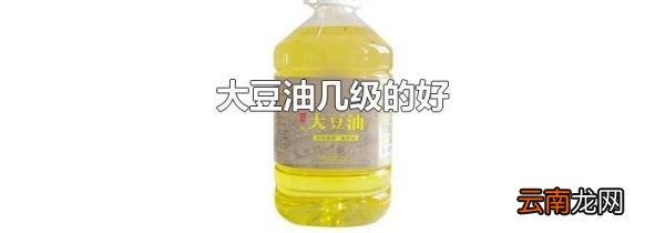 大豆油几级的好