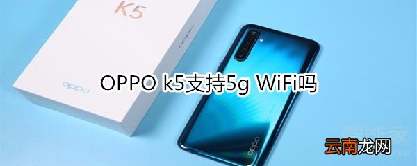 OPPO k5支持5g WiFi吗