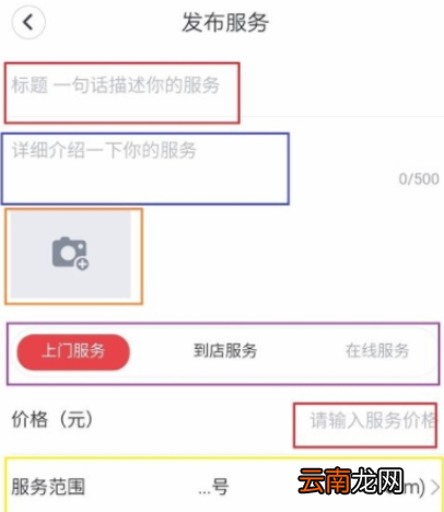 58到家中发布信息及店铺详细操作过程